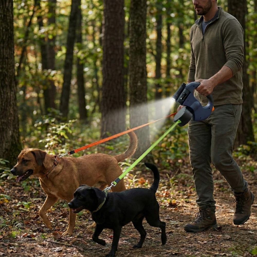 Woofly – Die Leine, die Spaziergänge mühelos und sicher macht