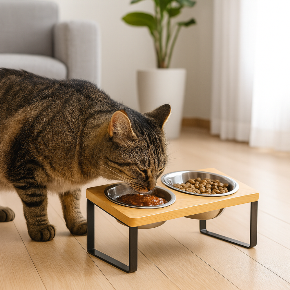 CatEat - Ergonomischer Napf für gesunde Wirbelsäule und sichere Nahrungsaufnahme