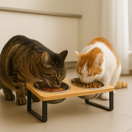 CatEat - Ergonomischer Napf für gesunde Wirbelsäule und sichere Nahrungsaufnahme