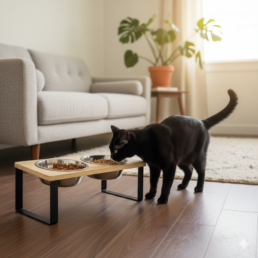 CatEat - Ergonomischer Napf für gesunde Wirbelsäule und sichere Nahrungsaufnahme